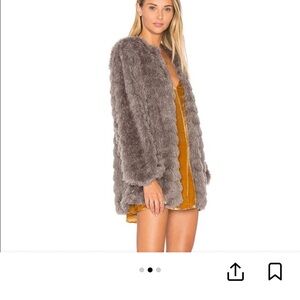 Tularosa Grey Ruffle Jacket (XS)